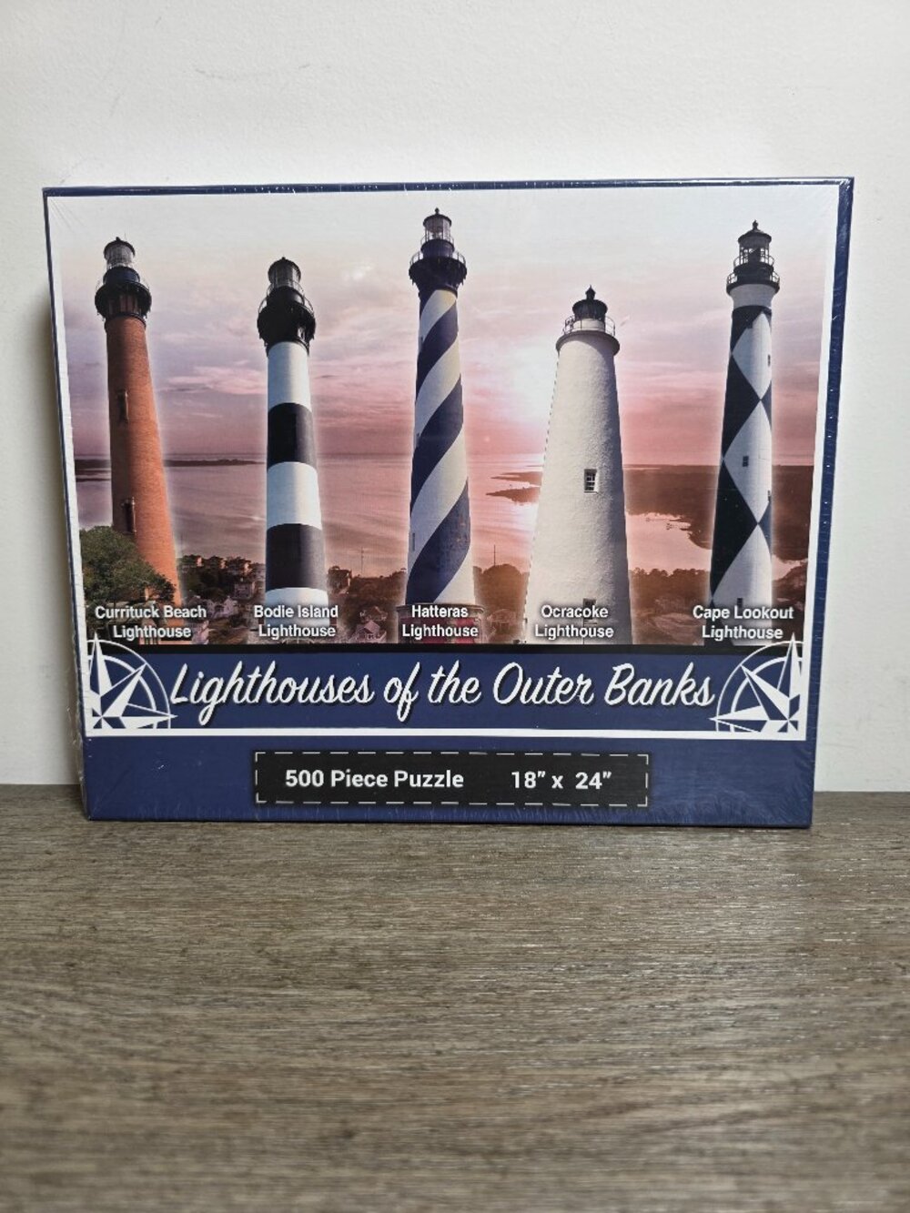 Lighthouses of the Outer Banks - 500 Piece Jigsaw Puzzle NEW and SEALED